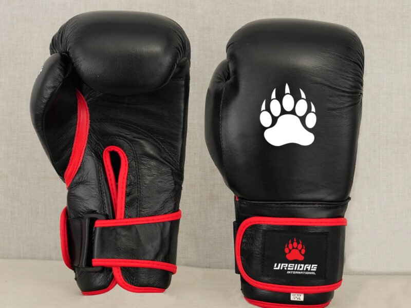 Leather Boxing Gloves.