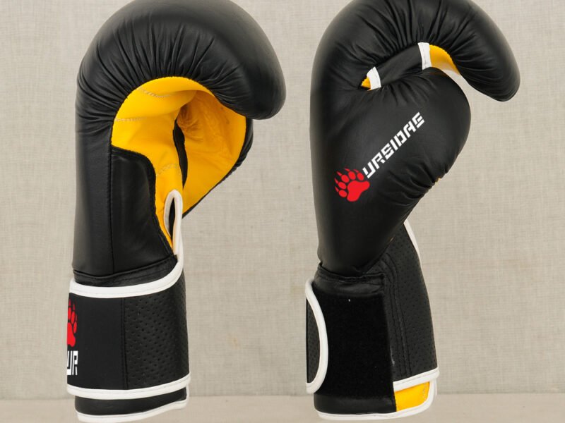 Leather Boxing Gloves.