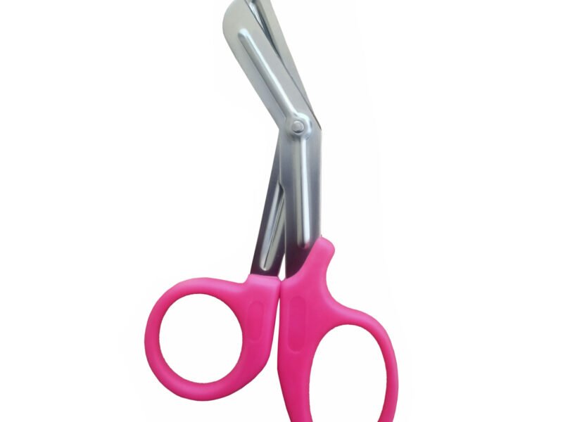 Premium Quality Trauma Shears,Bandage Scissors, Multi-Purpose for Medical, Emergency First Aid Scissors, Surgeon Scissors, Security Surgical Scissors (Pink),