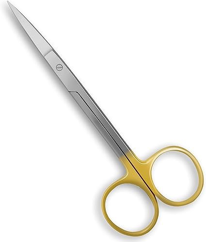 Operating Scissors Iris , Sharp, Straight, 4.5INCH