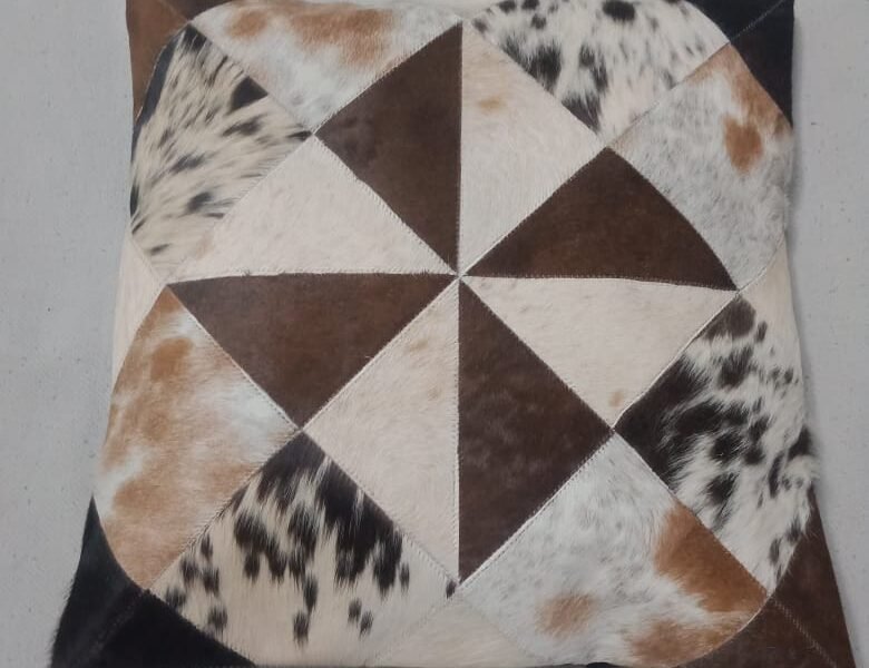 Cushion cover (cowhide) set of 2