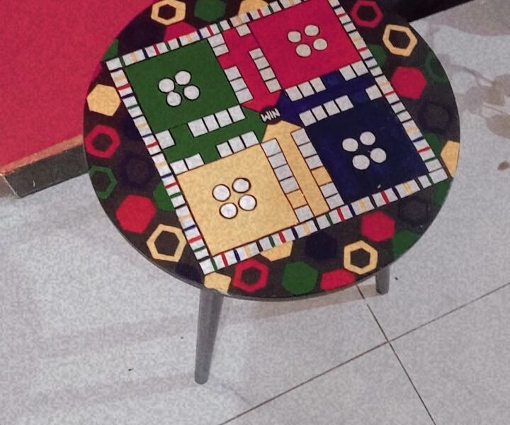 Ludo table handpainted