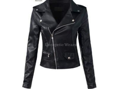 Latest Fashion Genuine Motorcycle Motor Bike Leather Jacket for Women