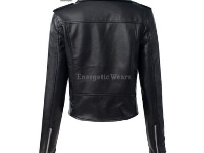 Latest Fashion Genuine Motorcycle Motor Bike Leather Jacket for Women