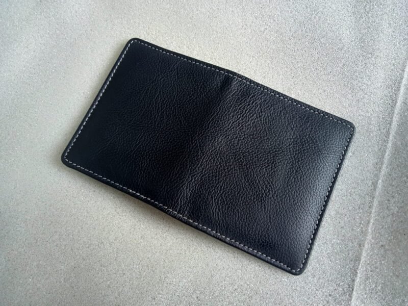 The black double card holder