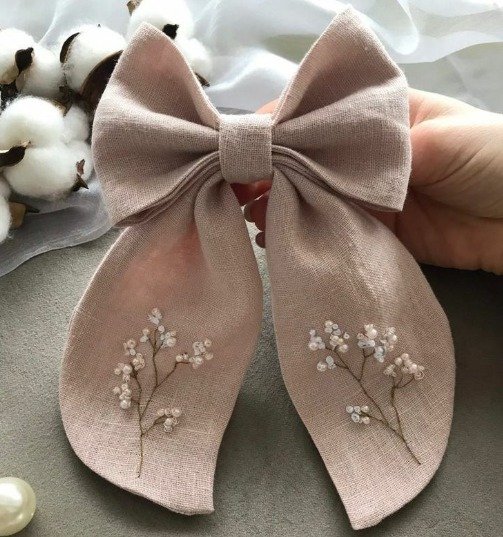 personalized handmade bow for girls