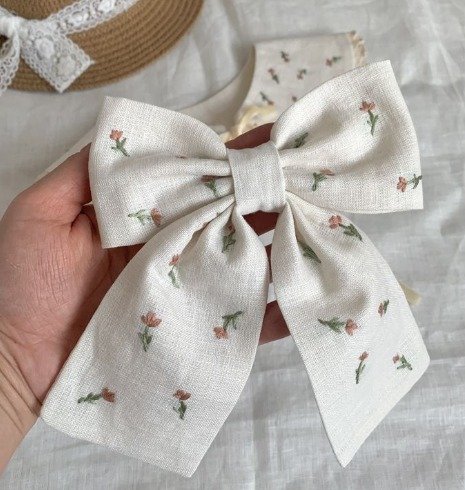 personalized handmade bow for girls