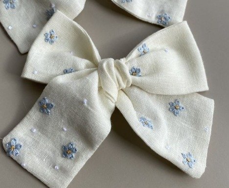 personalized handmade bow for girls