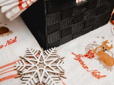 CHRISTMAS TEA TOWELS (STOCK IN UK) 100%COTTON