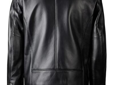 Latest High Quality New Style Men’s Black Lambskin Leather Jacket