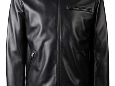 Latest High Quality New Style Men’s Black Lambskin Leather Jacket