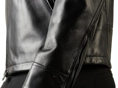 Latest High Quality New Style Men’s Black Lambskin Leather Jacket