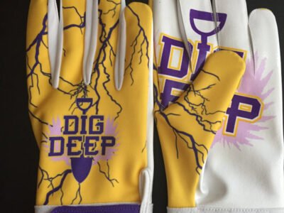 Customized American Football gloves